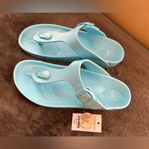 Baby blue SO sandals NWT